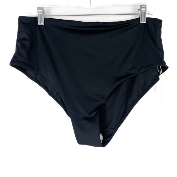 NWT Everlane The High-Rise Hipster Bottom Black Size Large L NEW - Picture 2 of 10